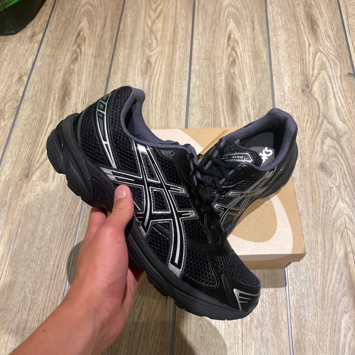 Asics gel 1130 black pure silver